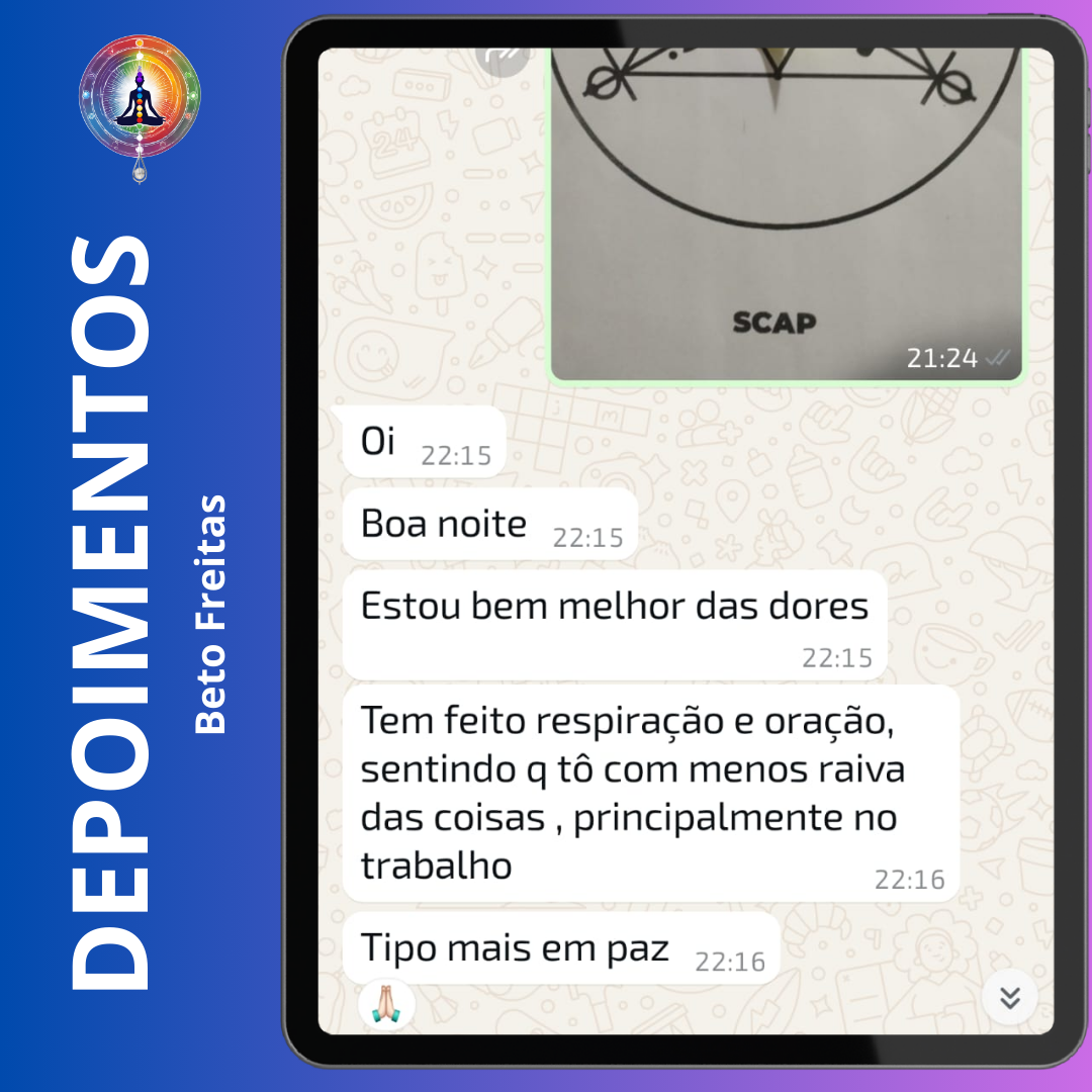 Depoimento do resultado da radiestesia - Beto Freitas